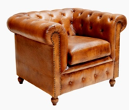 Chesterfield leren fauteuil