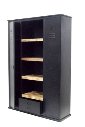 Industriële garderobekast 140 cm
