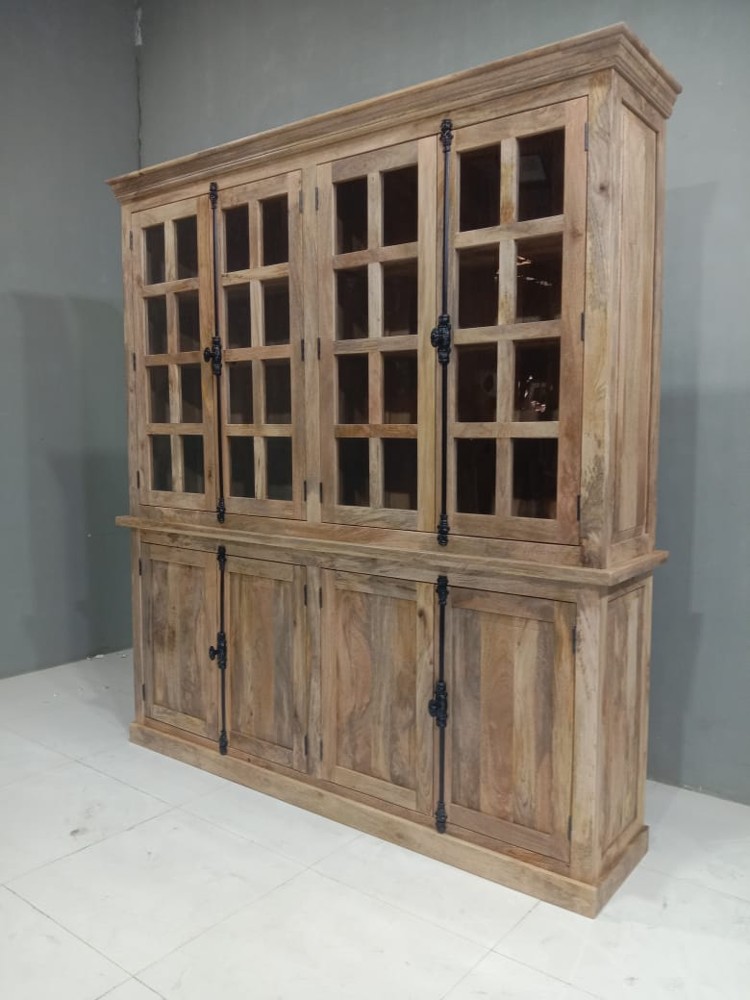 Mangohouten buffetkast 200 × 220 cm